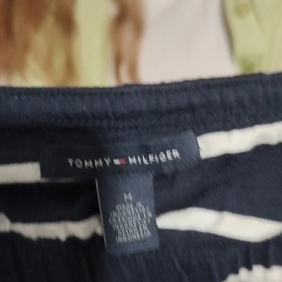 Tommy Hilfiger Navy and White Striped Maxi Dress - Picture 3 of 3